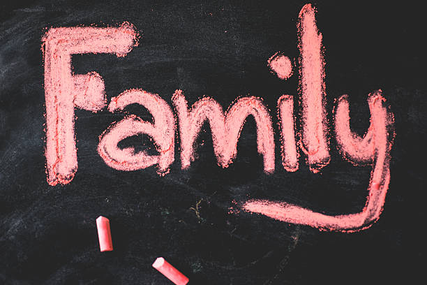 istock family handwritten with white chalk on a blackboard 476097340