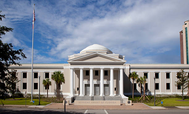 Supreme courthouse in Tallahassee, Florida stock photo