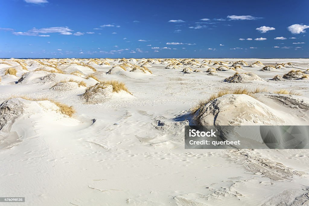 Dune Landschaft von Amrum - Lizenzfrei Blau Stock-Foto