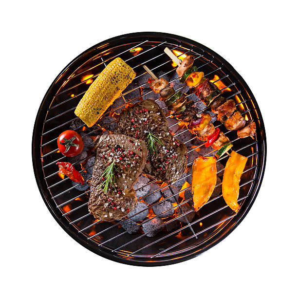 istock Garden grill isolated on white background 476098312