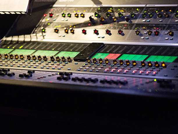 istock Sound recording board sliders 476099164