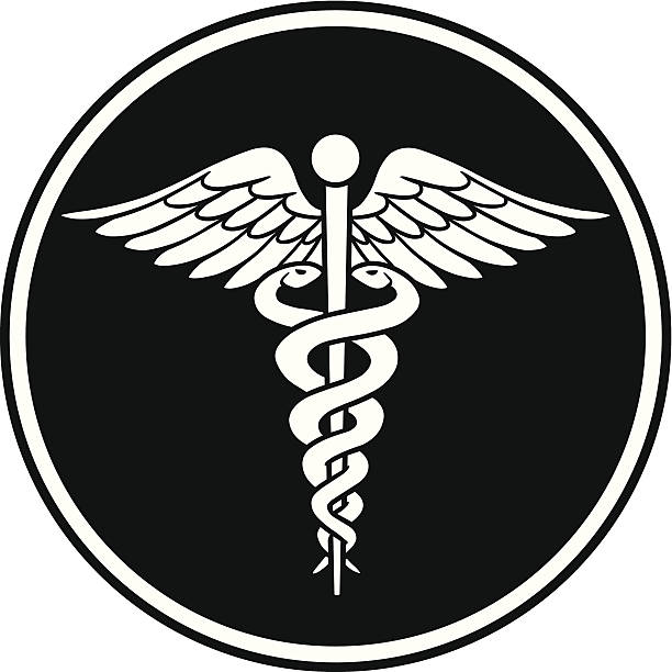 Caduceus Insignia Caduceus Insignia medical symbols stock illustrations