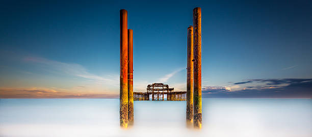 West Pier stock photo