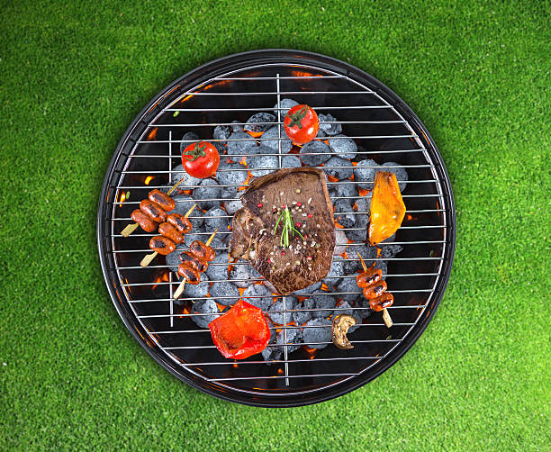 istock Barbecue grill with various kinds of meat 476102340