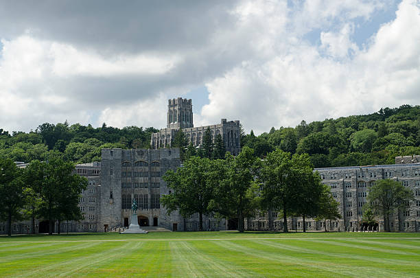 west point campus - academia militar de west point - fotografias e filmes do acervo