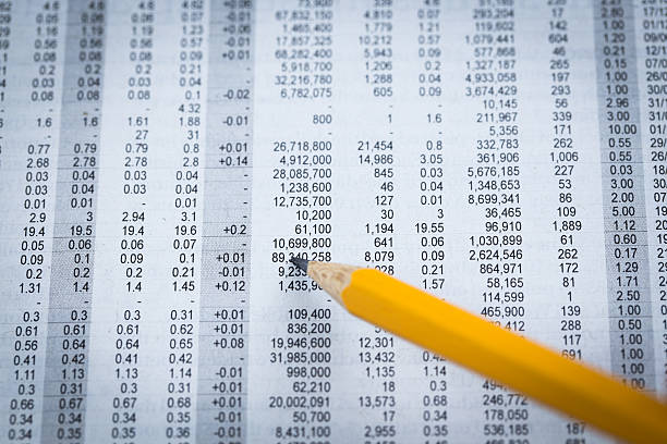 istock Pencil on world currency figures 476106763