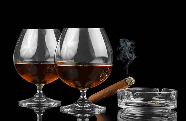 istock Two Glasses of cognac 476108736