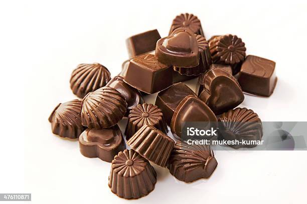 Pile Of Chocolate Stock Photo - Download Image Now - Baking, Brown, Cacao Fruit