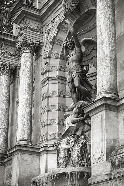 Photo of Fontaine Saint-Michel in Paris, France