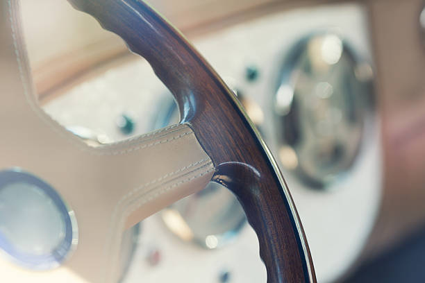 istock Wooden steering wheel 476111309