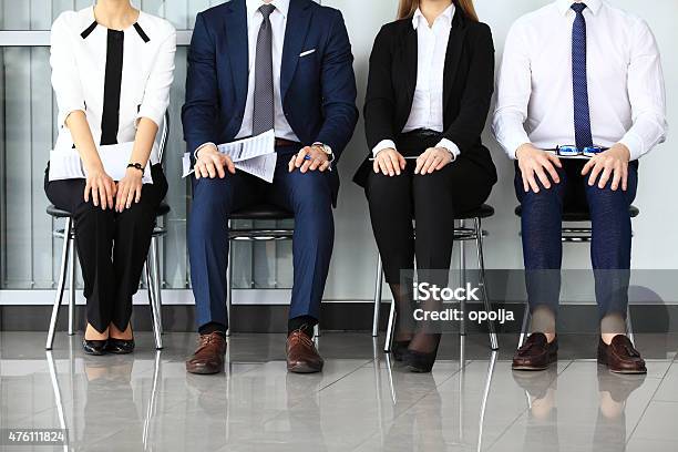 Business People Waiting For Job Interview Stock Photo - Download Image Now - Interview - Event, Job Interview, Waiting