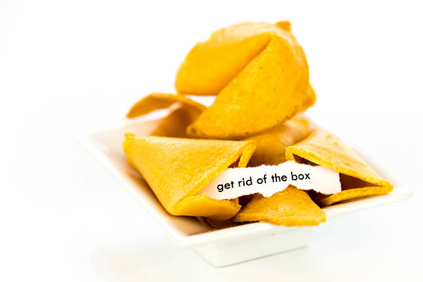 istock open fortune cookie - GET RID OF THE BOX 476115620