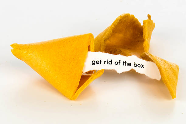 istock open fortune cookie - GET RID OF THE BOX 476115626