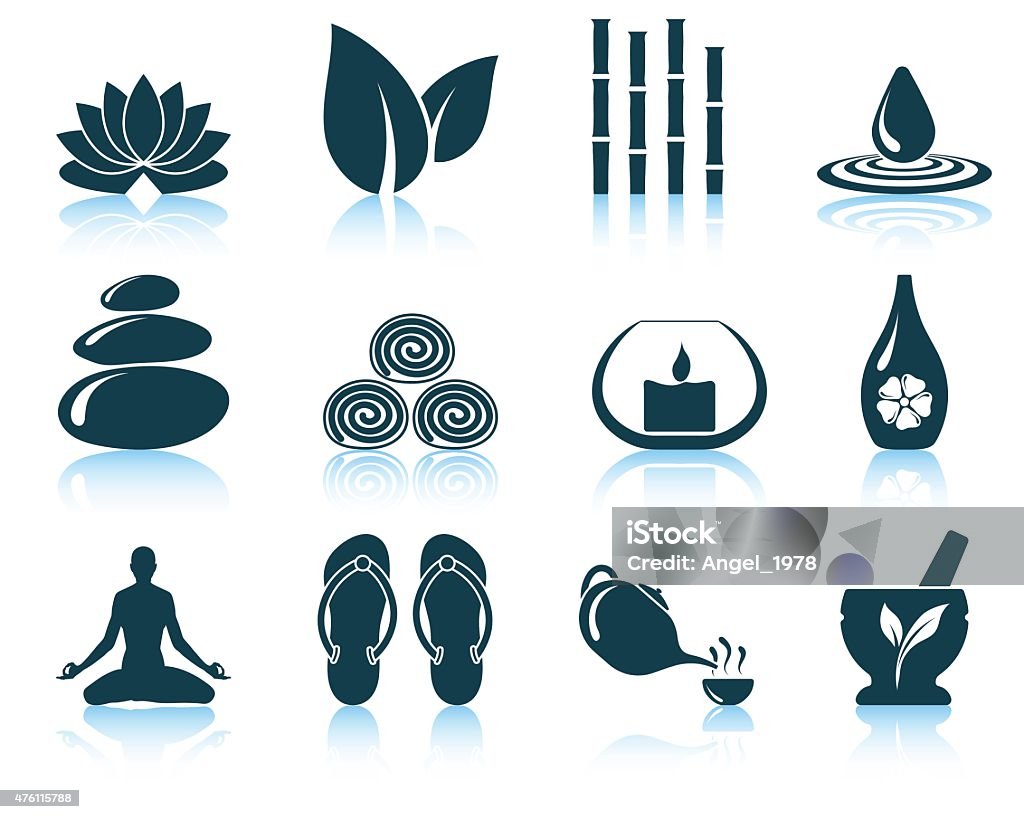 Set of spa icons Set of spa icons. EPS 10 vector illustration without transparency. Cooking Oil stock vector