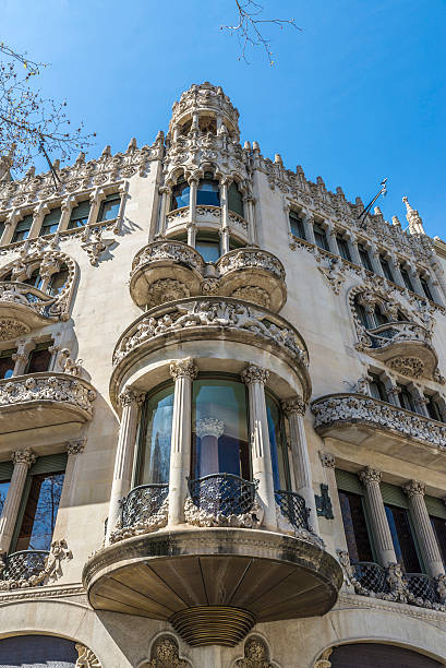 dom lleo morera, barcelona - gracia zdjęcia i obrazy z banku zdjęć