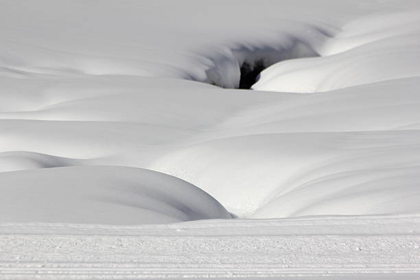 istock Pure White Snow with Shadow Effects, Winter Scenery 476118237