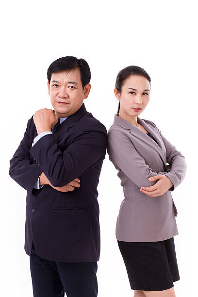 istock confident, successful pair of senior management team, boss with 476129614