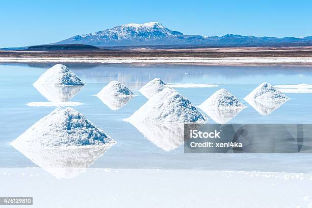 Salt Lake Uyuni In Bolivia Stock Photo - Download Image Now - Salar de Uyuni, Lithium, Bolivia