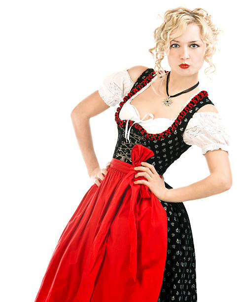 istock german woman in typical bavarian dress dirndl 476130981