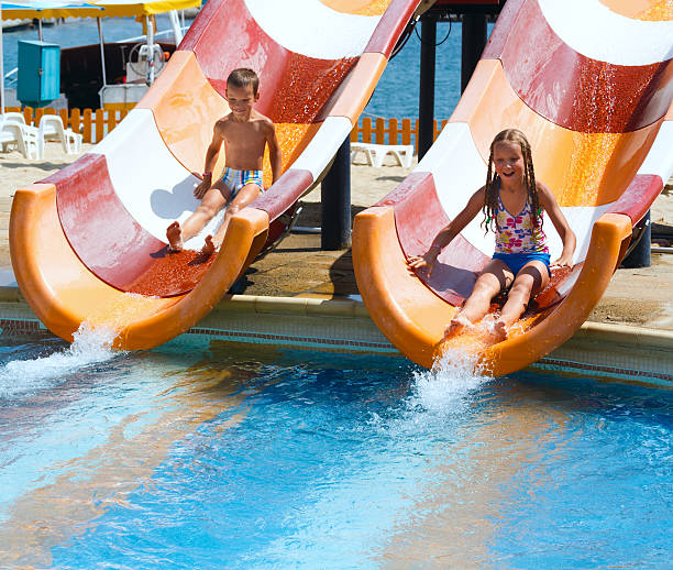 istock Children in summer outdoor pool. 476132637