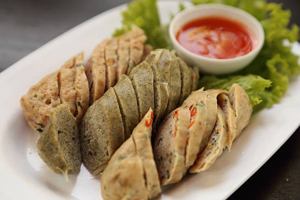 istock Vietnamese sausage pork with sauce 476134984