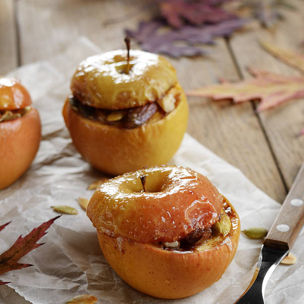 istock Homemade oven baked apples 476135007