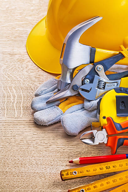 istock meter pencil nippers roulette glove spanner cuuter hammer helmet 476137176