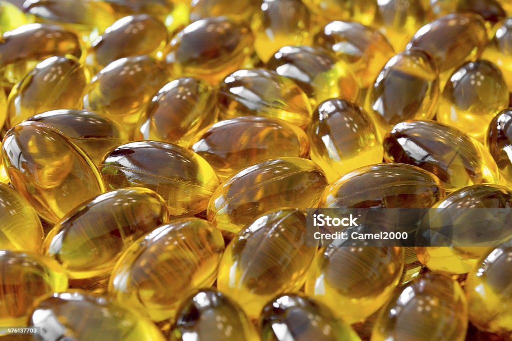 Várias pílulas Amarela - Foto de stock de Alimentação Saudável royalty-free