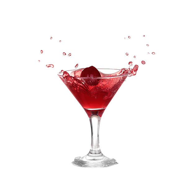 istock Wine collection - Splashing red wine in a glass. Isolated 476140280