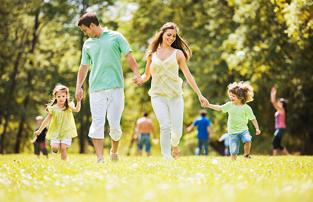 istock Family moment in nature. 476140311
