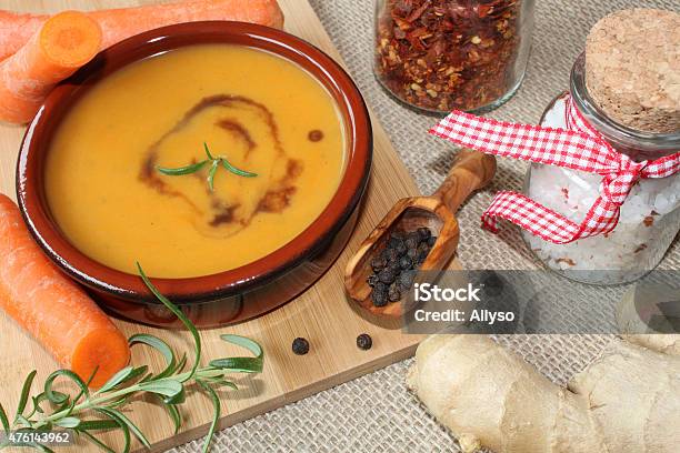 Carrot Soup Stock Photo - Download Image Now - 2015, Appetizer, Biology