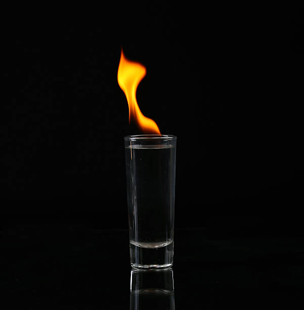 istock Hot chili pepper in a martini glass with 476144212