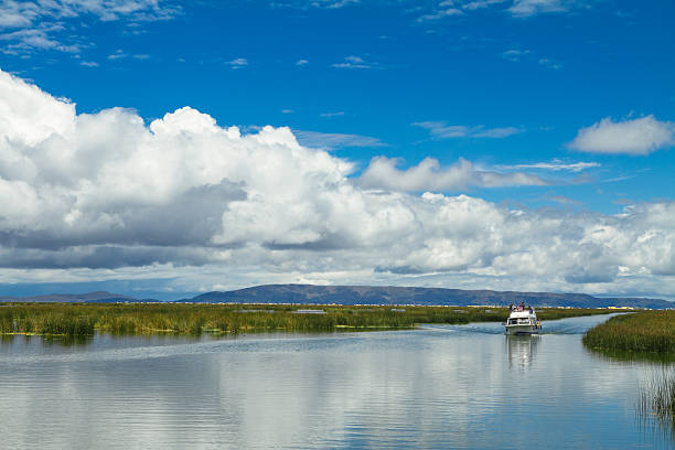 istock Landscape of a lake adn skyes 476144875