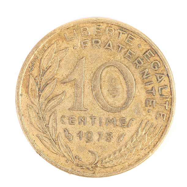 istock French 1978 Ten Centimes coin. 476146819