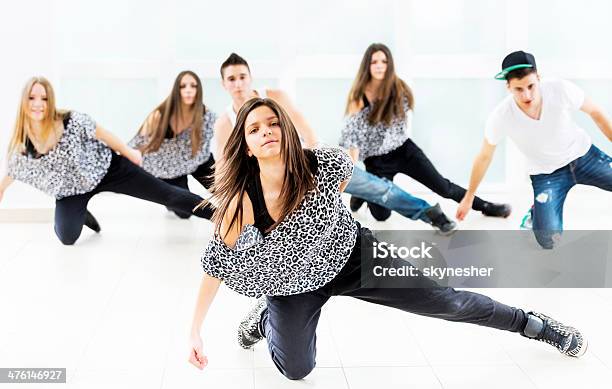 Teenagers Dancing Stock Photo - Download Image Now - Dance Troupe, Activity, Adolescence