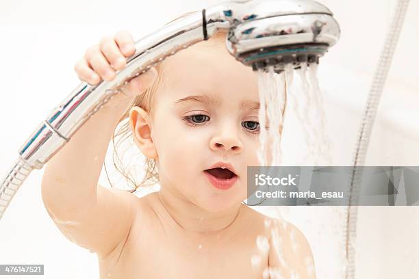 Baby Showering Stock Photo - Download Image Now - 12-17 Months, Babies Only, Baby - Human Age
