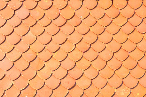 istock Temple roof tile in thai style 476147941