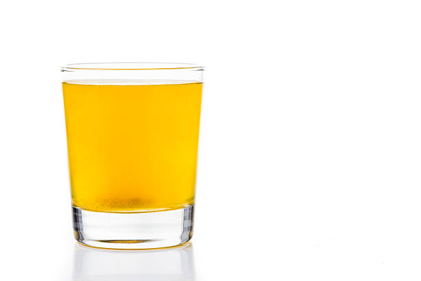 istock Effervescent vitamin C tablet bubbles in glass of water 476150504