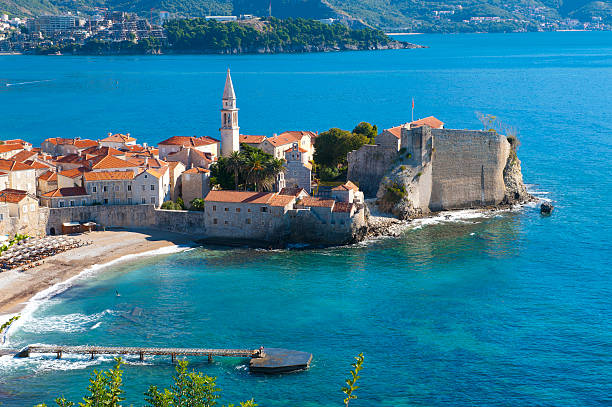 istock Montenegro, Budva, town top view 476151014