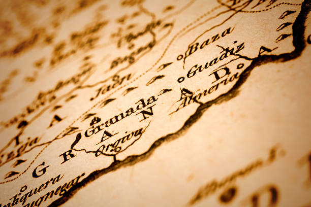 istock Province of Granada on an Antique map 476151064
