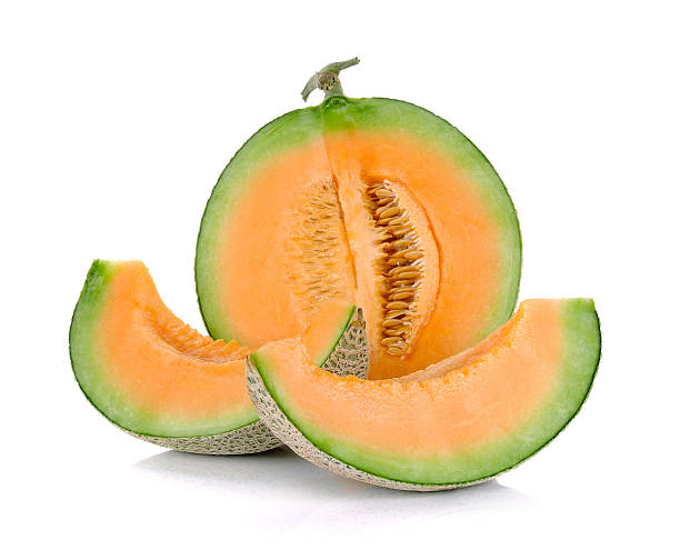 istock Slices Melon isolated on the white background 476152380