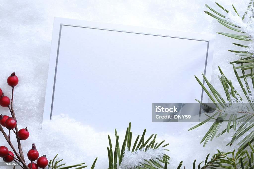 Invitación de Navidad - Foto de stock de Acebo libre de derechos