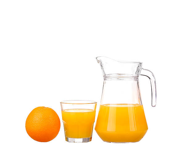 istock Orange juice. Isolated on white background 476163858