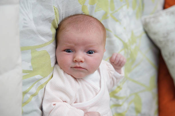 istock Awake Newborn Girl 476164703