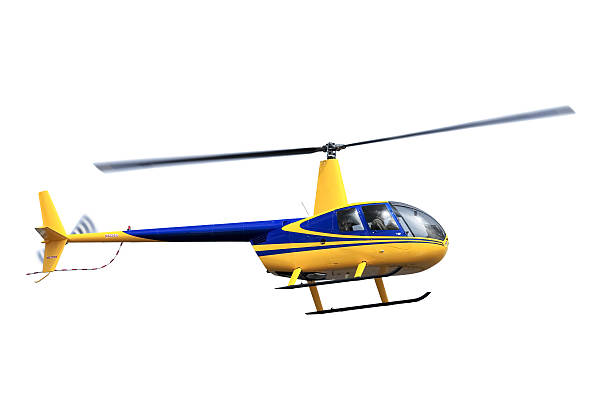istock Flying colorful helicopter isolated on white background 476165571