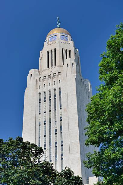 istock Impressive State Capitol building in Nebraska on a clear day 476165875