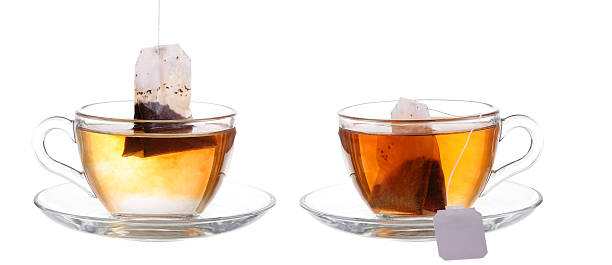 istock Glass of Tea with Bag End. Isolated 476168490