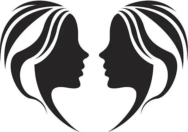 Vector illustration of Girls symbol