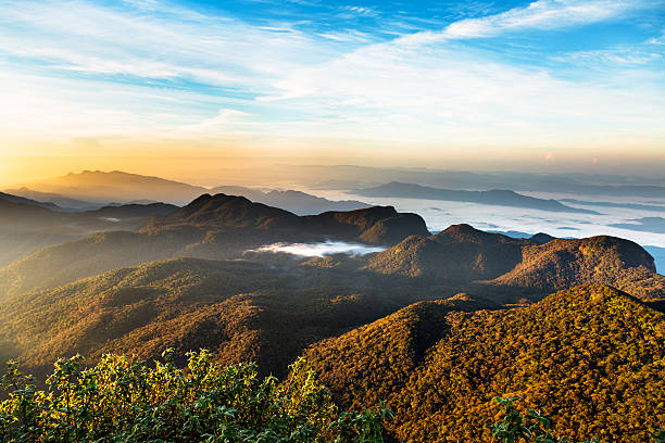 Sunrise over Adam's peak, Sri Lanka