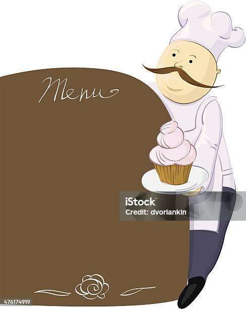 Ilustración de Menú Del Chef y más Vectores Libres de Derechos de Adulto - Adulto, Alimento, Bigote